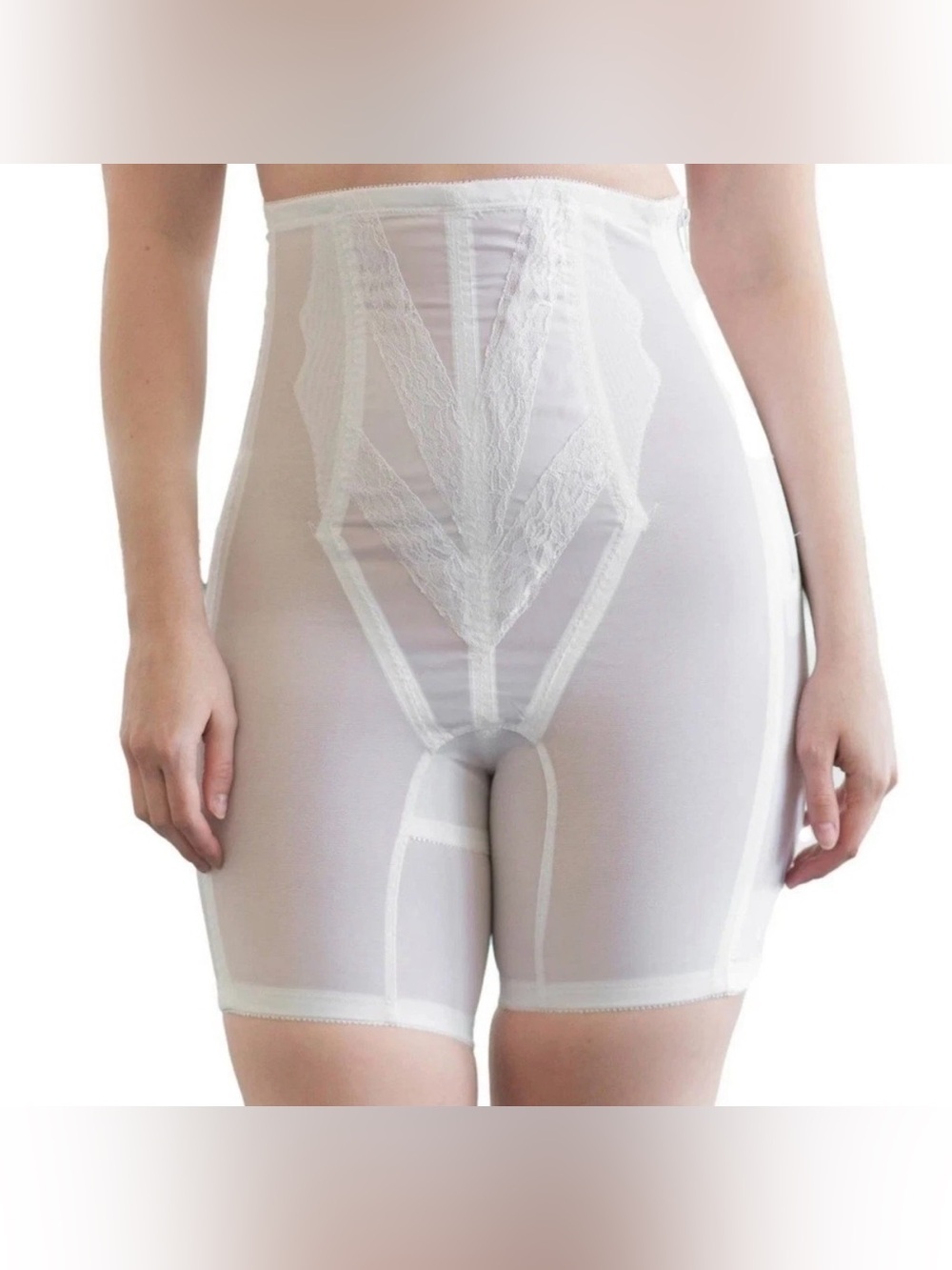 RAGO High Waist Half Leg Extra Firm Shaping Style 6210 34 XXL Made in USA